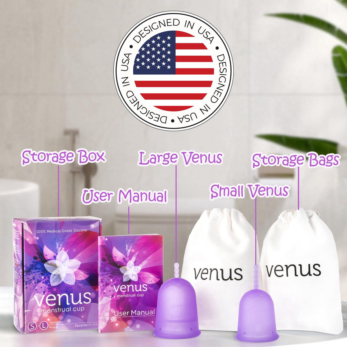 Venus Menstrual Cup Kit — view 6