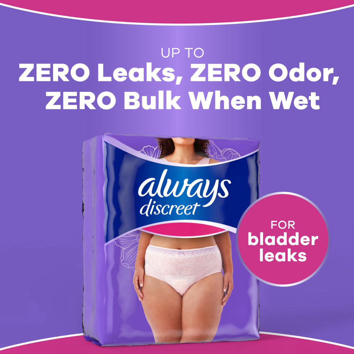 Always Discreet Adult Diapers for Women Incontinence — view 5