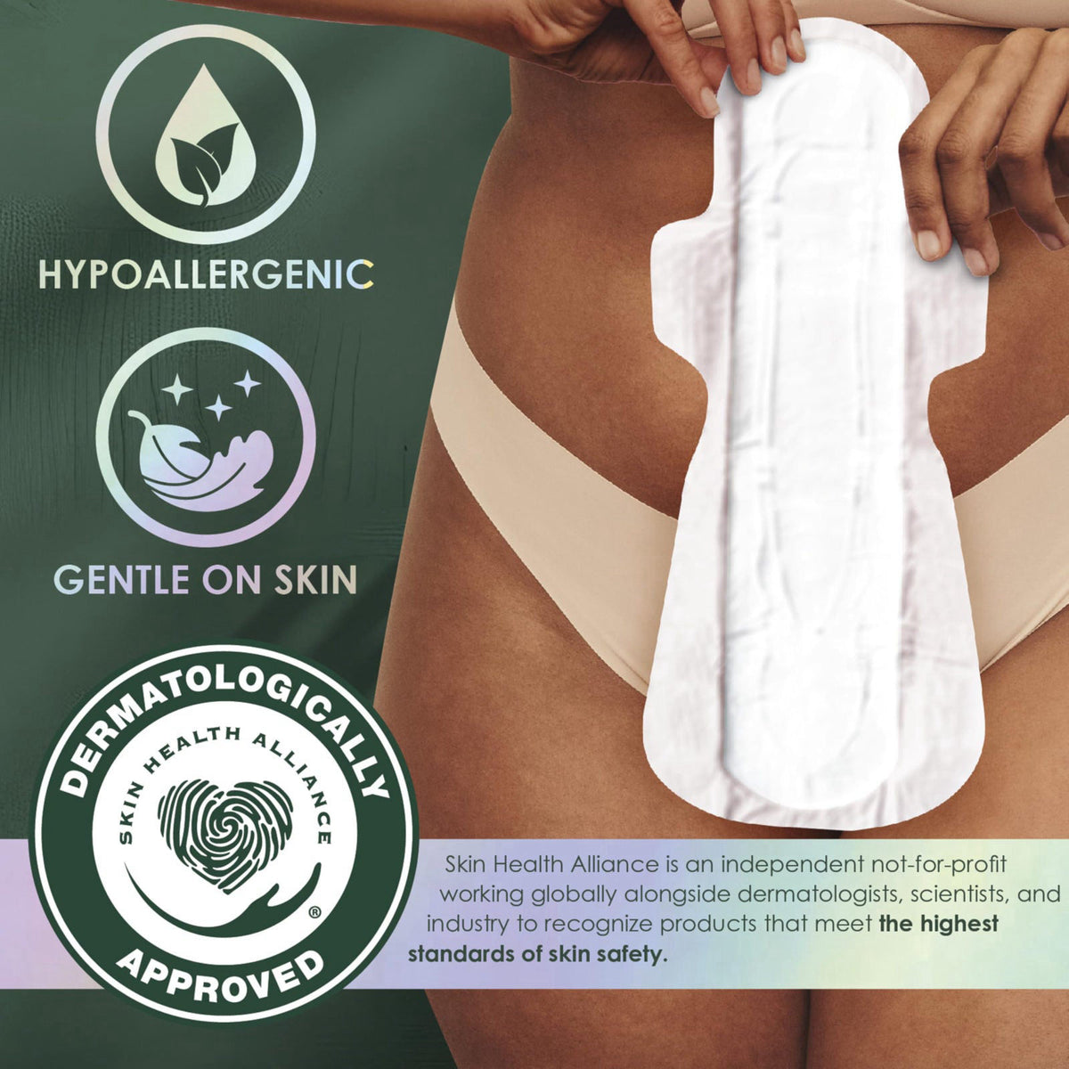 L Extra Long Maxi Pads for Women Overnight Absorbency by This is L. — view 8