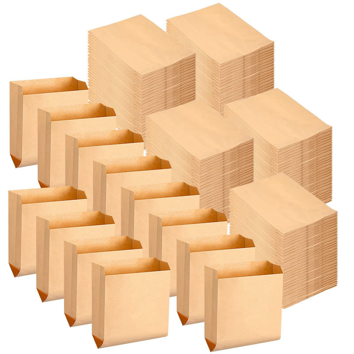 Thenshop 300 Pcs Sanitary Napkin Disposal Bags Waxed Kraft — view 2