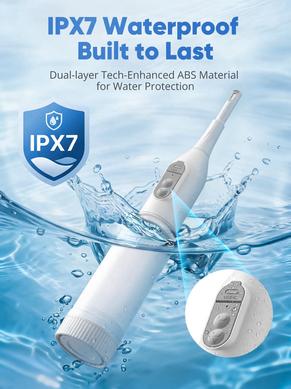 Portable Bidet for Travel Electric Peri Bottle with Dual by ONTHEWEI — view 5