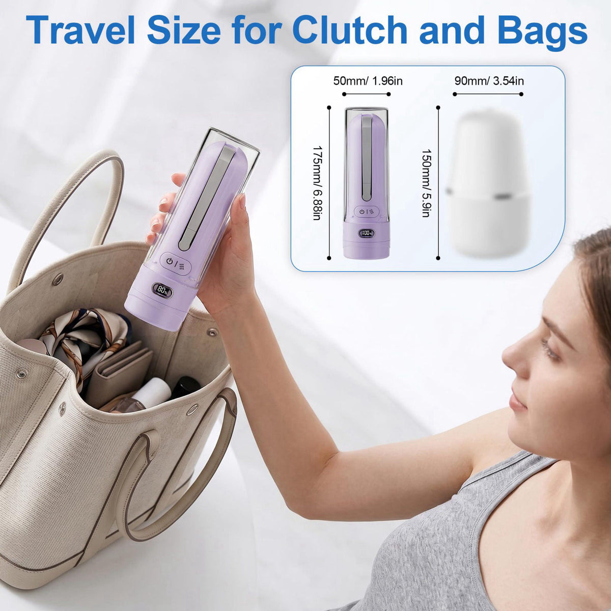 Menstrual Cleaning Tool Personal Feminine Care for Travel by WeWi HLTH — view 4