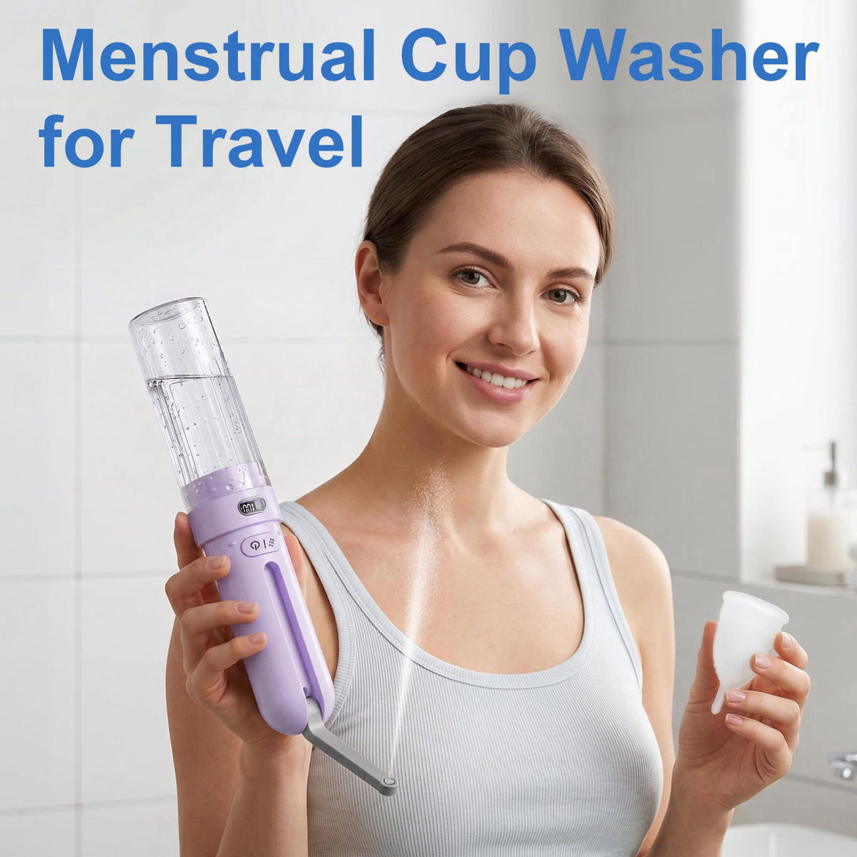 Menstrual Cleaning Tool Personal Feminine Care for Travel by WeWi HLTH — view 5