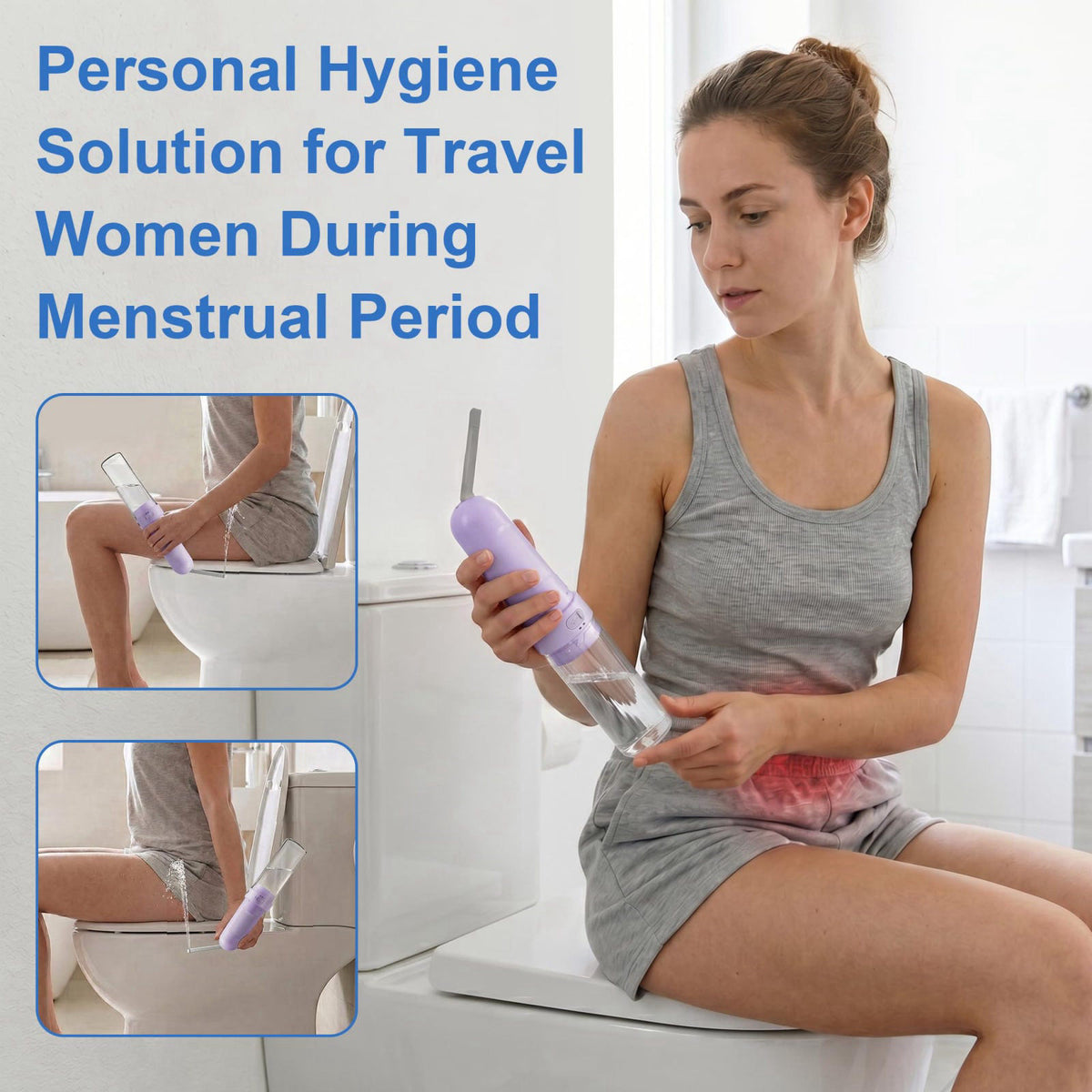 Menstrual Cleaning Tool Personal Feminine Care for Travel by WeWi HLTH — view 6