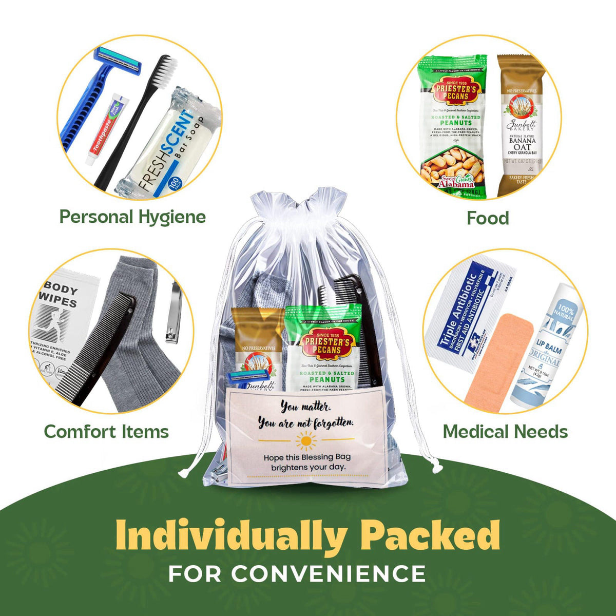 Homeless Care Package Complete Hygiene Kits for homeless by Premium Selection — view 8