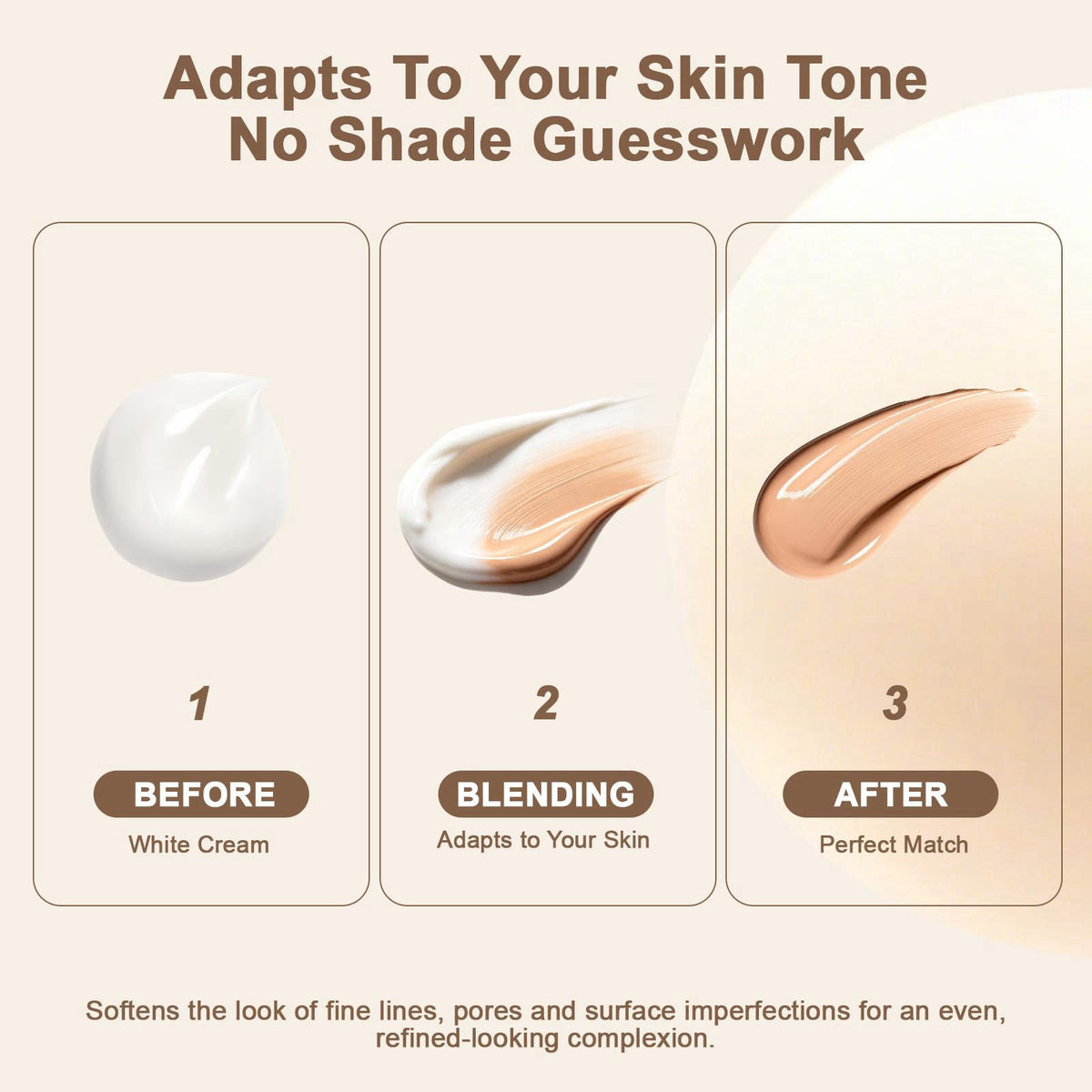 Color Changing Foundation Skin Tone Adapting Liquid by Océane — view 8