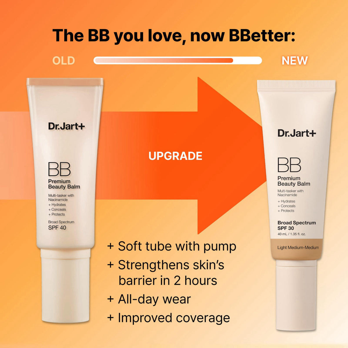Dr Jart Premium Beauty Balm Korean Tinted Moisturizer with by Premium Selection — view 3