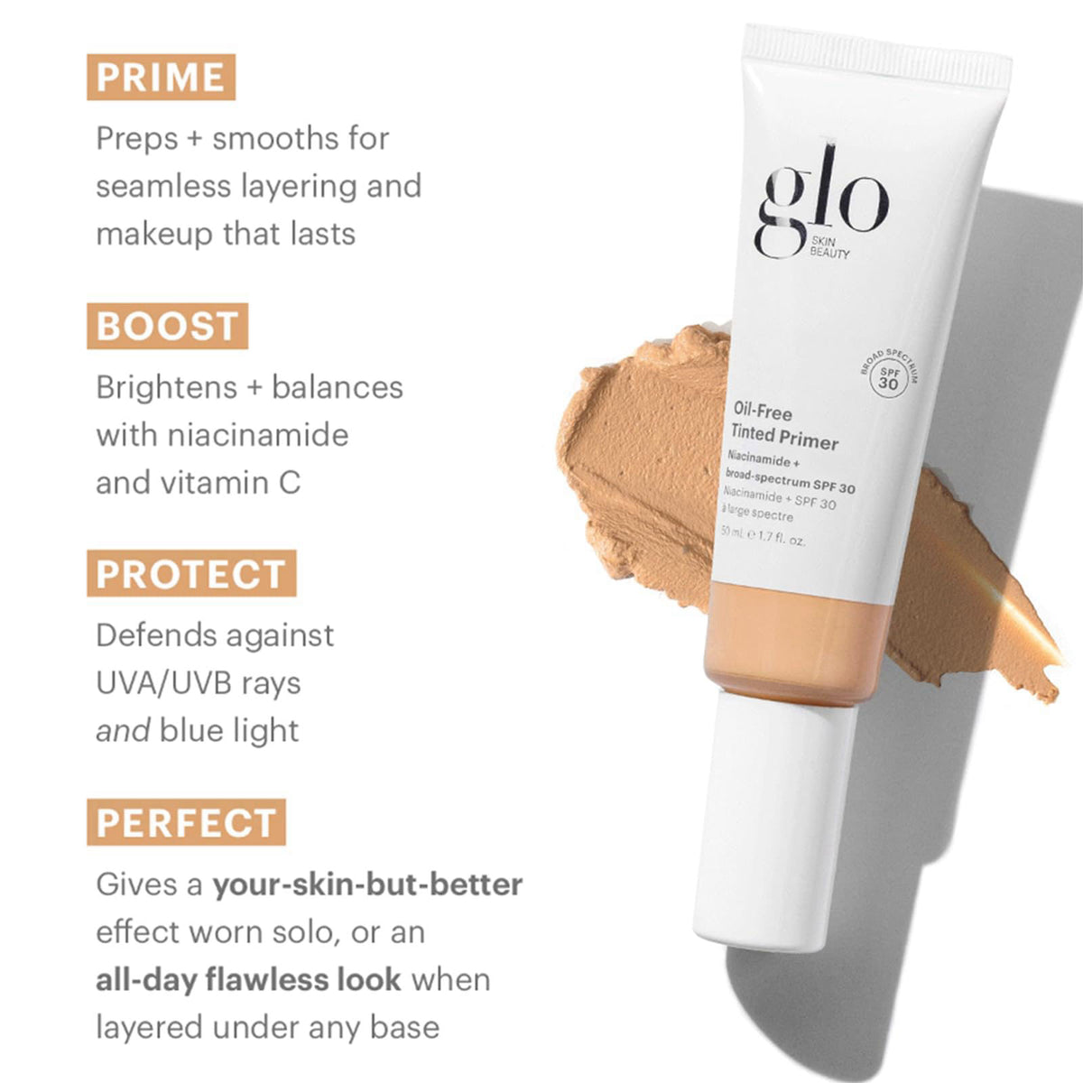 Glo Skin Beauty Oil Free Tinted Primer SPF 30 Mineral Makeup — view 4