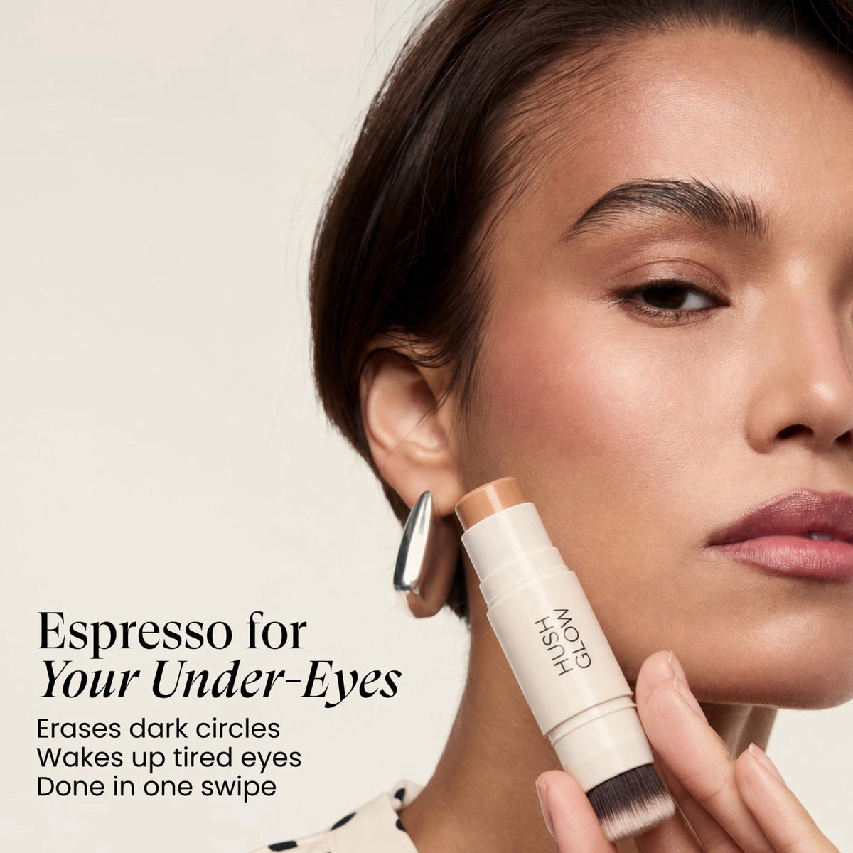 HushGlow Under eye Concealer Stick with Built in Brush Deep by Hush Glow — view 6