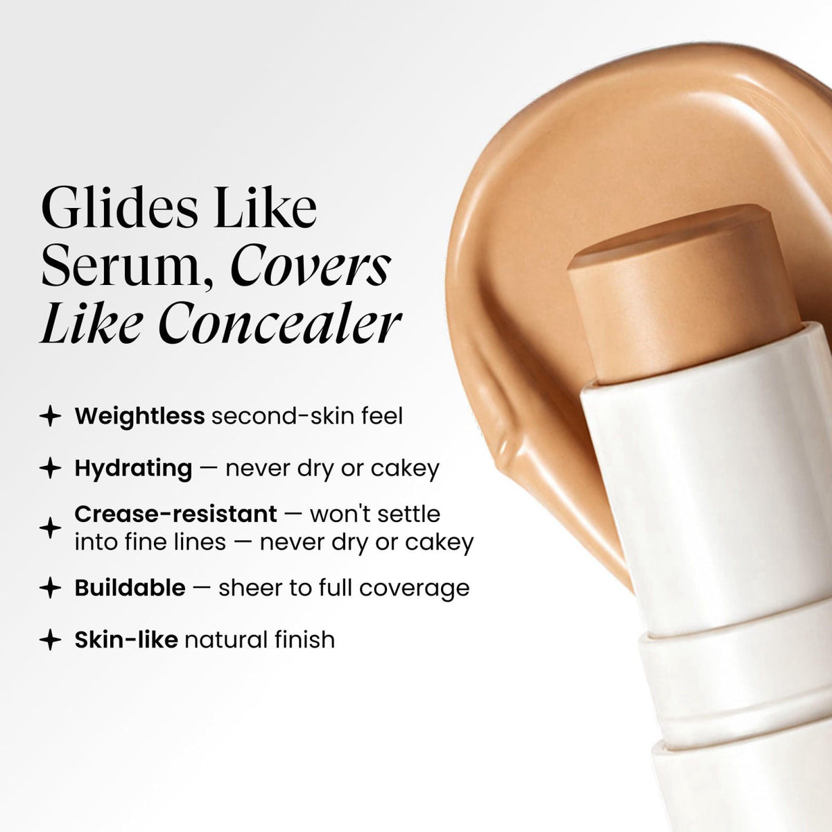 HushGlow Under eye Concealer Stick with Built in Brush Deep by Hush Glow — view 8