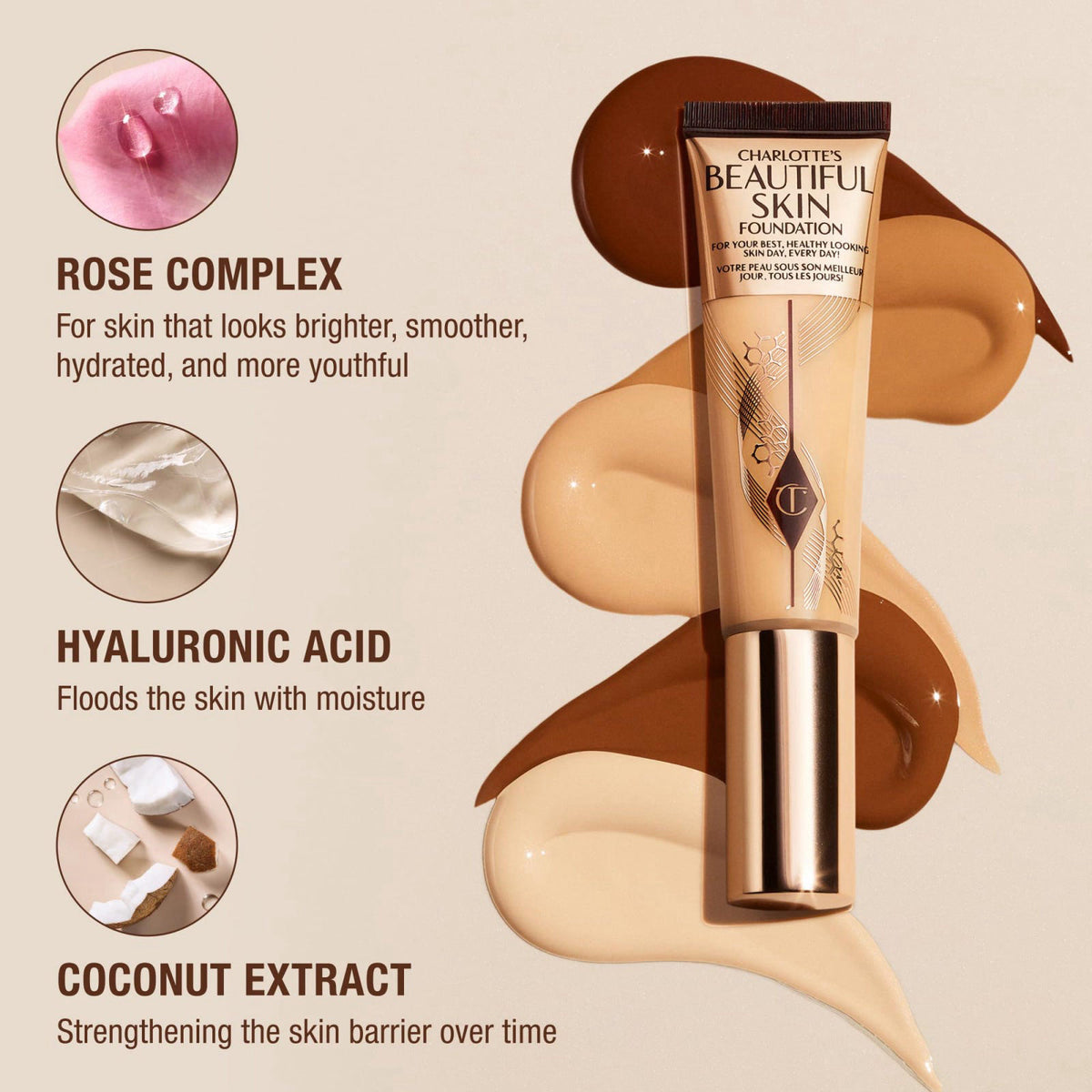 Charlotte Tilbury Beautiful Skin Medium Coverage Hydrating by Premium Selection — view 5