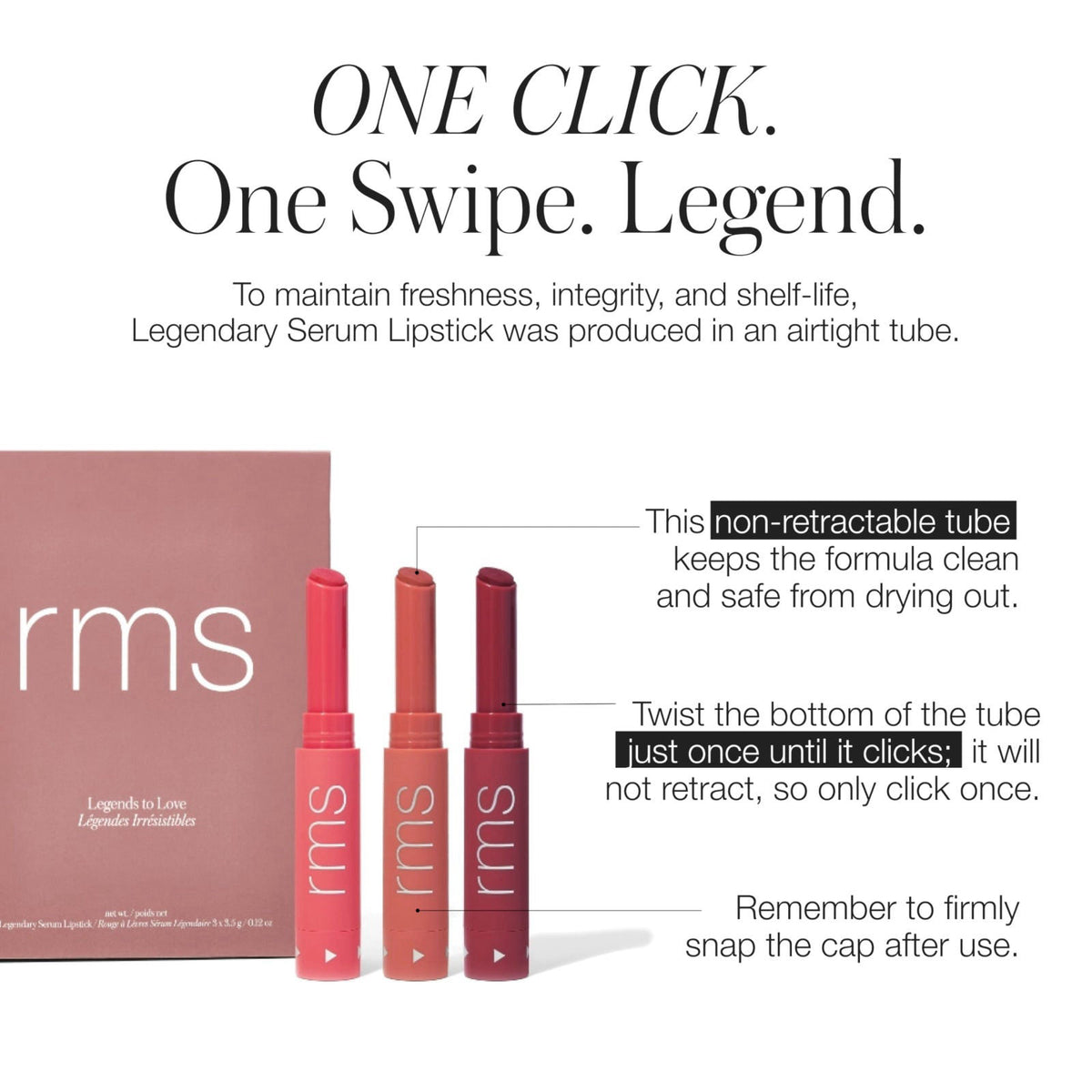 RMS Beauty Legends to Love 3 Piece Lipstick Set — view 3