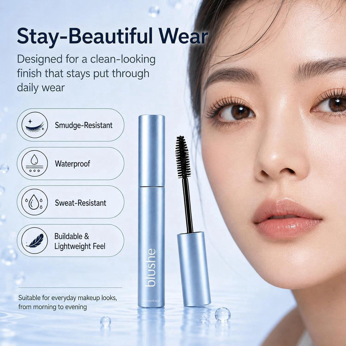 Blushe Lash Serum Mascara Blush Korean Mascara Volumizing by Nchampionba — view 6
