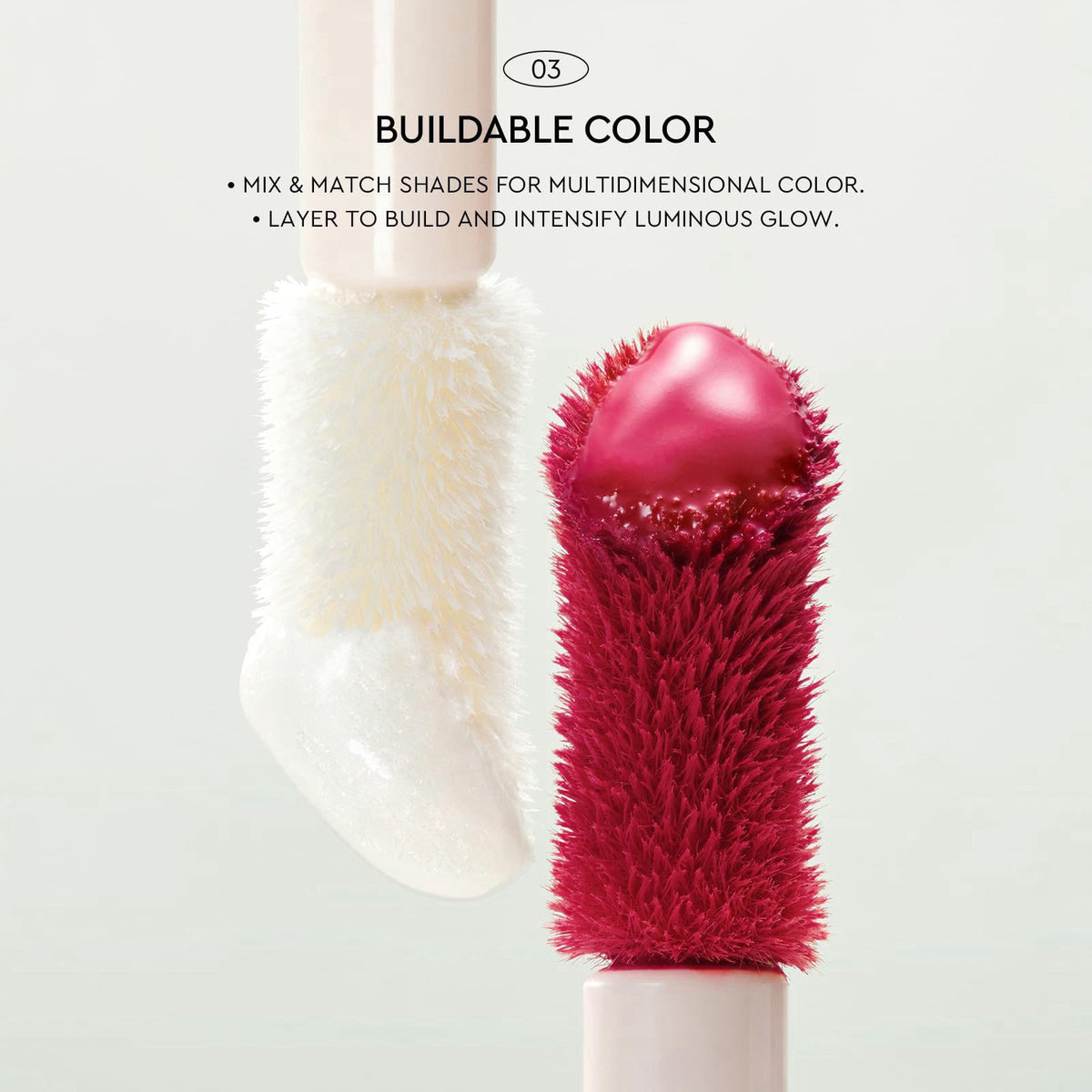 HERA Reflection Liquid Blush 227 Dolly Peach 7 5g Glass Skin — view 8