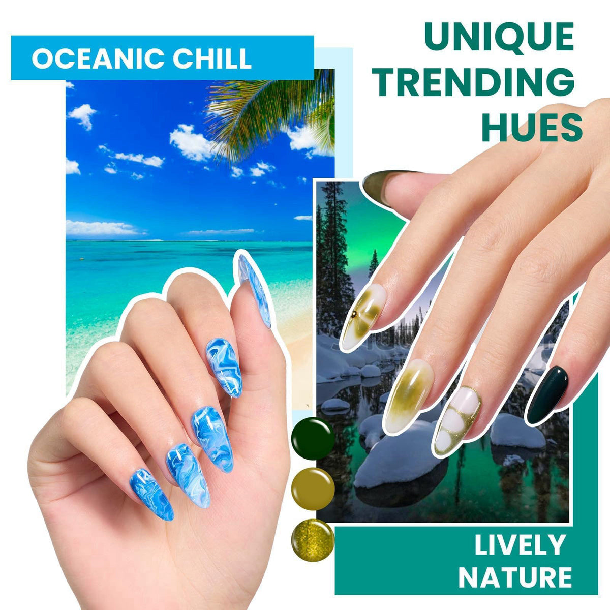 Beetles 110 PCS Gel Nail Polish Set Fall Gel Polish Kit 100 by beetles Gel Polish — view 7