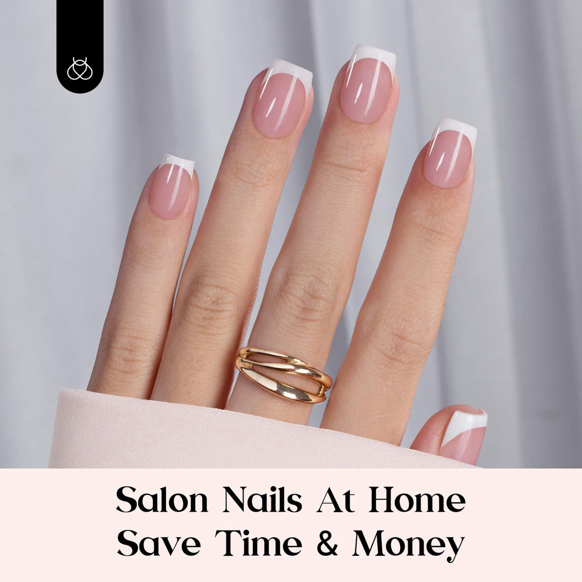 Beetles French Tip Press On Nail Kit by beetles Gel Polish — view 5
