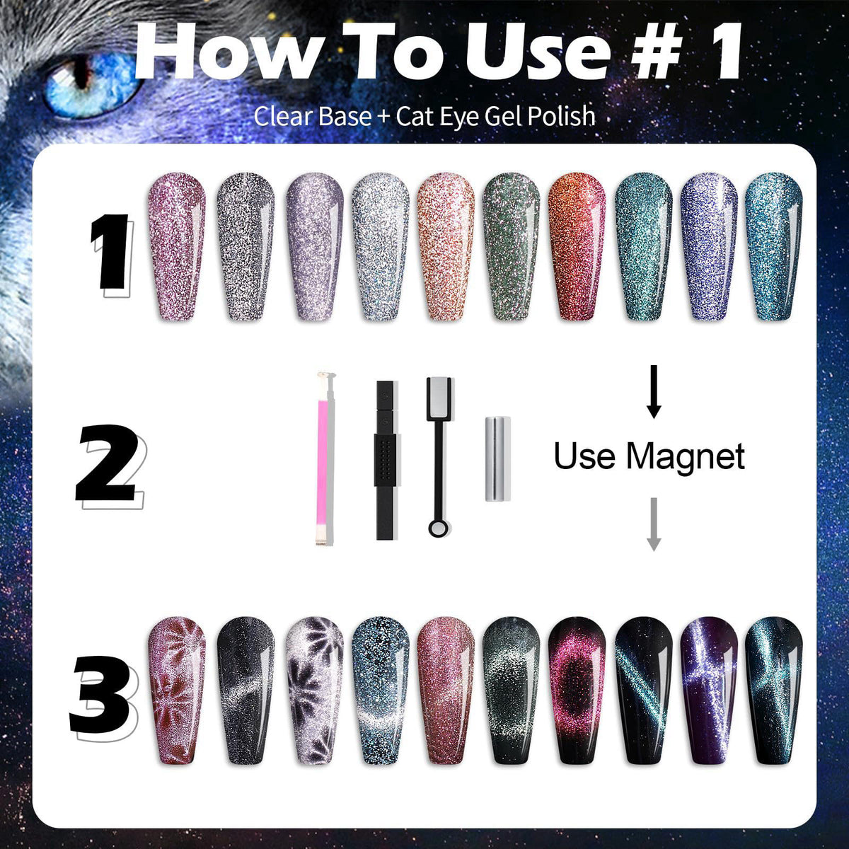 Clara Colors Magnetic Nail Polish — view 7