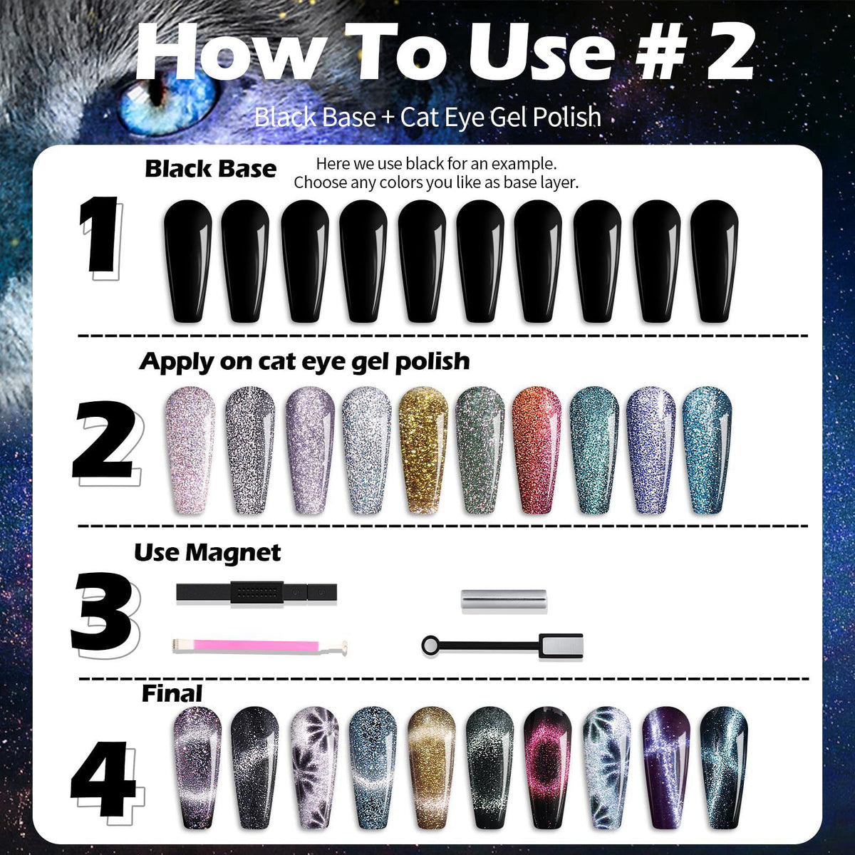 Clara Colors Magnetic Nail Polish — view 8