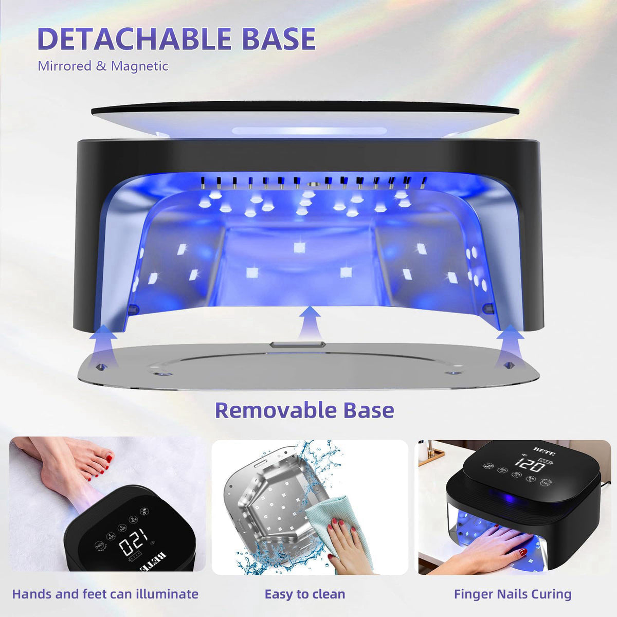 BETE 60W Cordless UV LED Nail Lamp — view 5