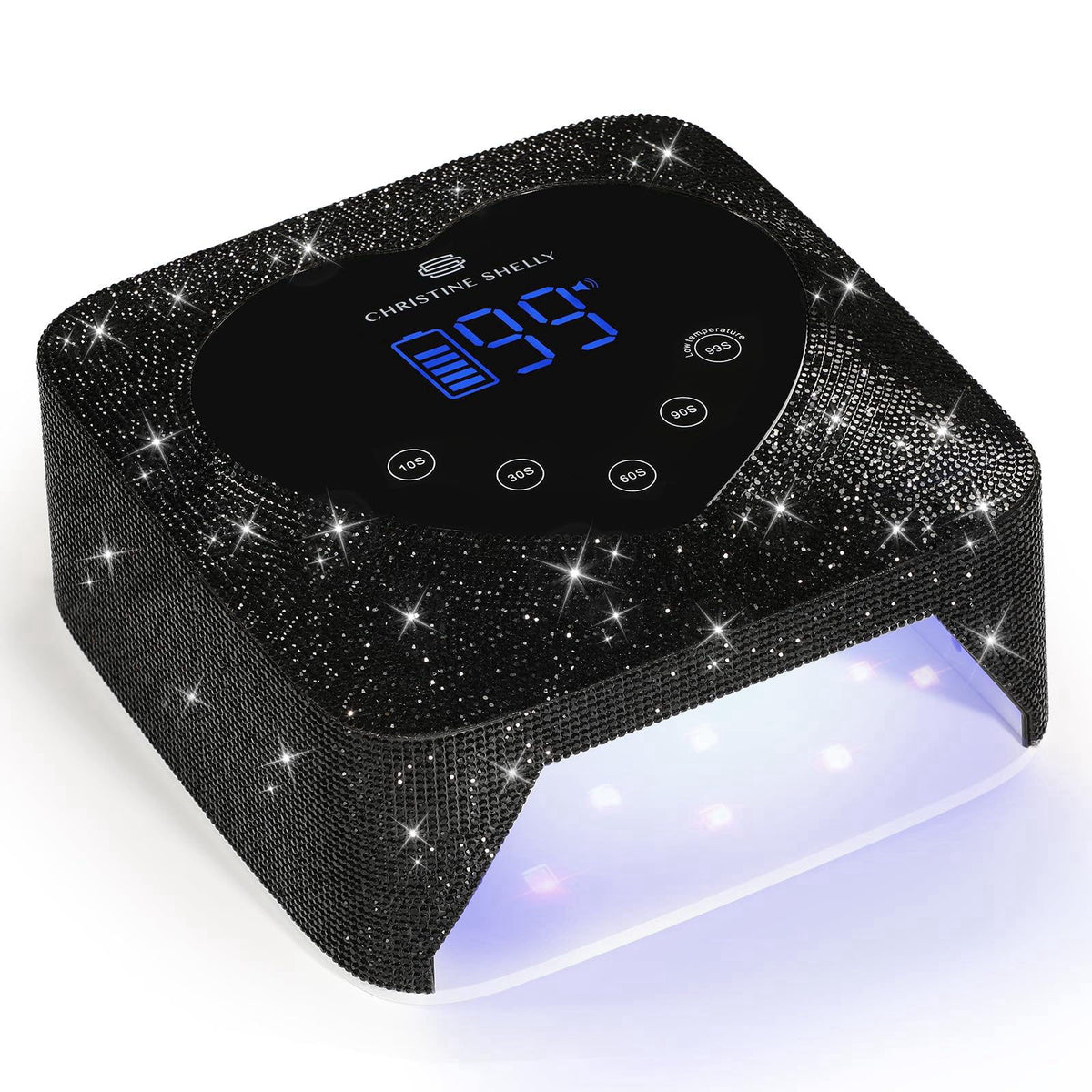 UV LED Nail Lamp 72W Rechargeable Sparkly Nail Dryer by CHRISTINE SHELLY