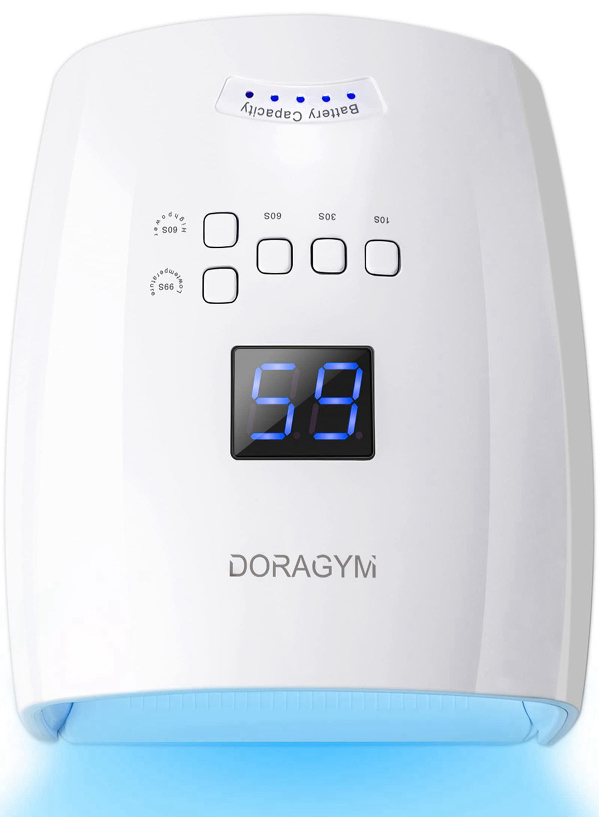 UV LED Nail Lamp Cordless Gel Polish Dryer for Professional by DORAGYM — view 8