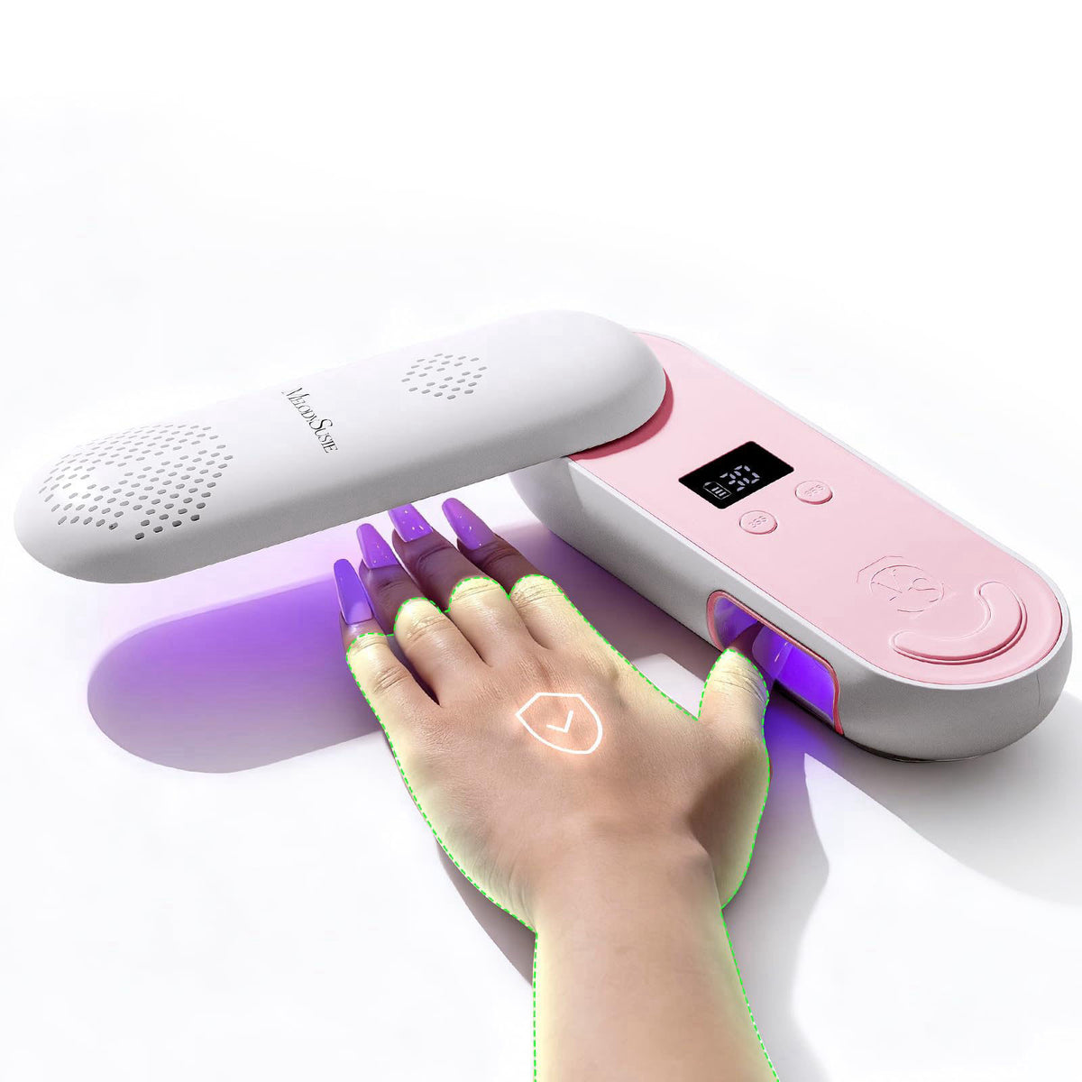 MelodySusie Compact Cordless UV LED Nail Lamp P PLUS20F