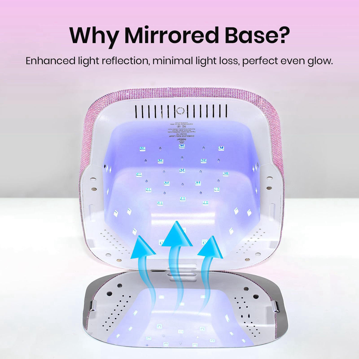 Beetles Uv Nail Lamp Cordless Flash Cure Lamp for Gel Nails by beetles Gel Polish — view 7