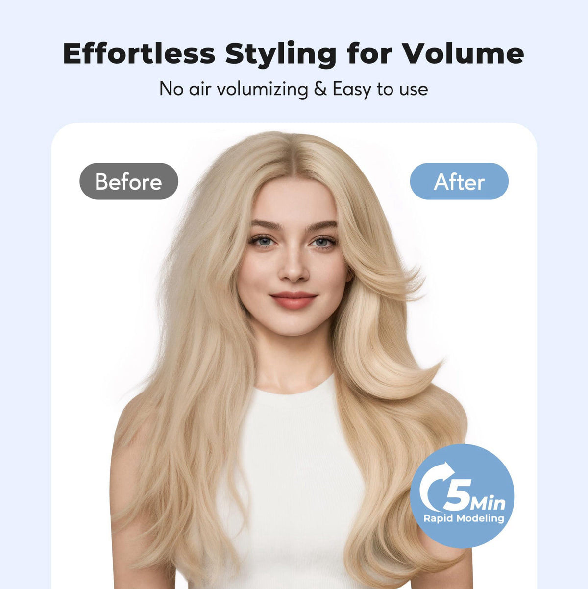 Farery 2 4 Thermal Brush 60mm Heated Round Brush for Long — view 3