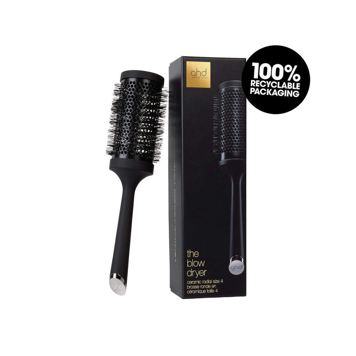 ghd Ceramic Vented Natural Bristle Round Brushes by Premium Selection — view 5