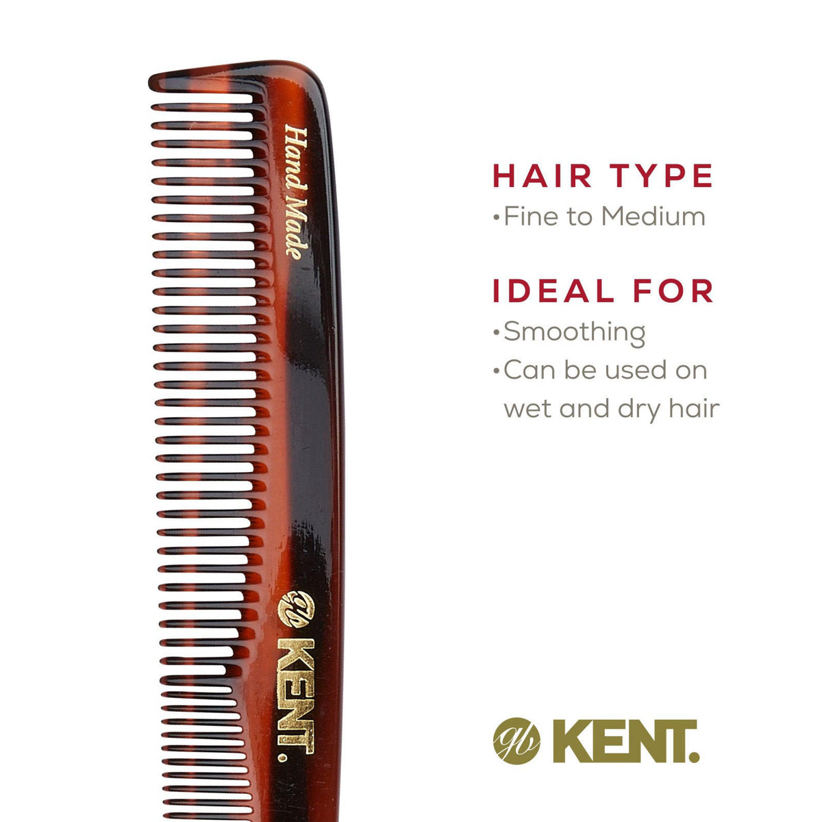 Kent 3T 6 5 Hair Inch Dressing Comb — view 7