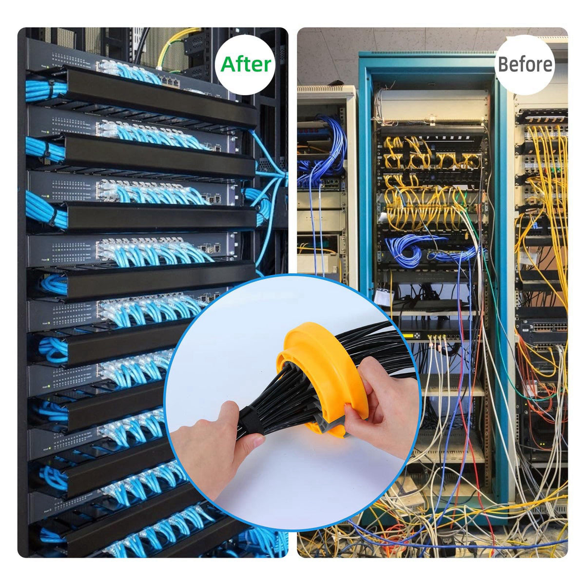 Wire Comb Kit Network Cable Management Tool Set Network by Hixeto — view 8