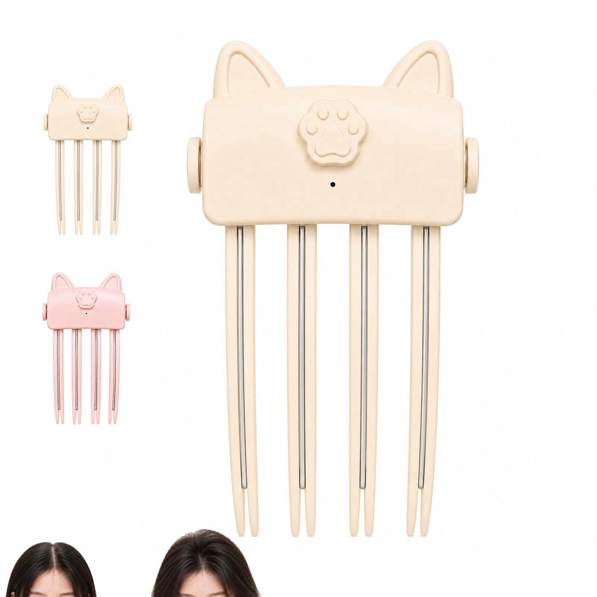 Cat Paw Heating Comb Heated Hair Volume Clip for Women by Premium Selection — view 8
