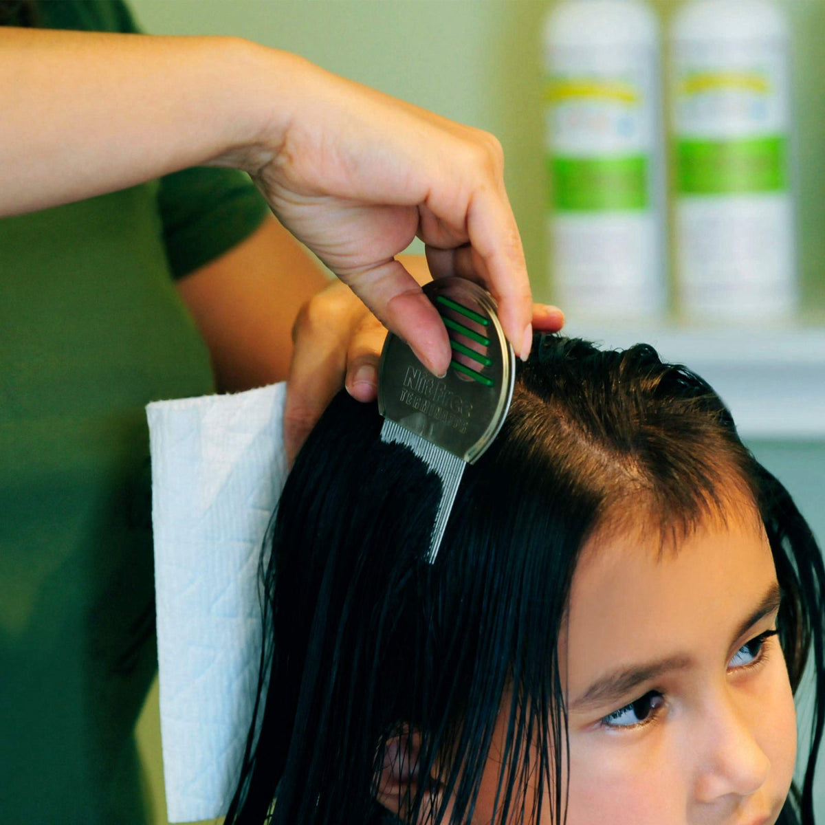 My Hair Helpers Lice Eliminator Comb by MY HAIR HELPERS NATURAL LICE REMOVAL — view 6