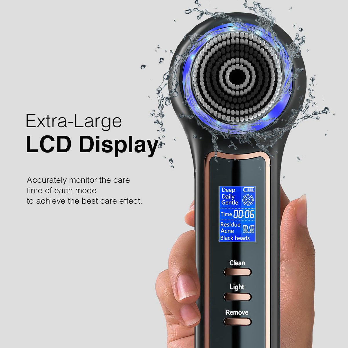 Umickoo Rechargeable Rotating Face Scrubber with Blackhead — view 3