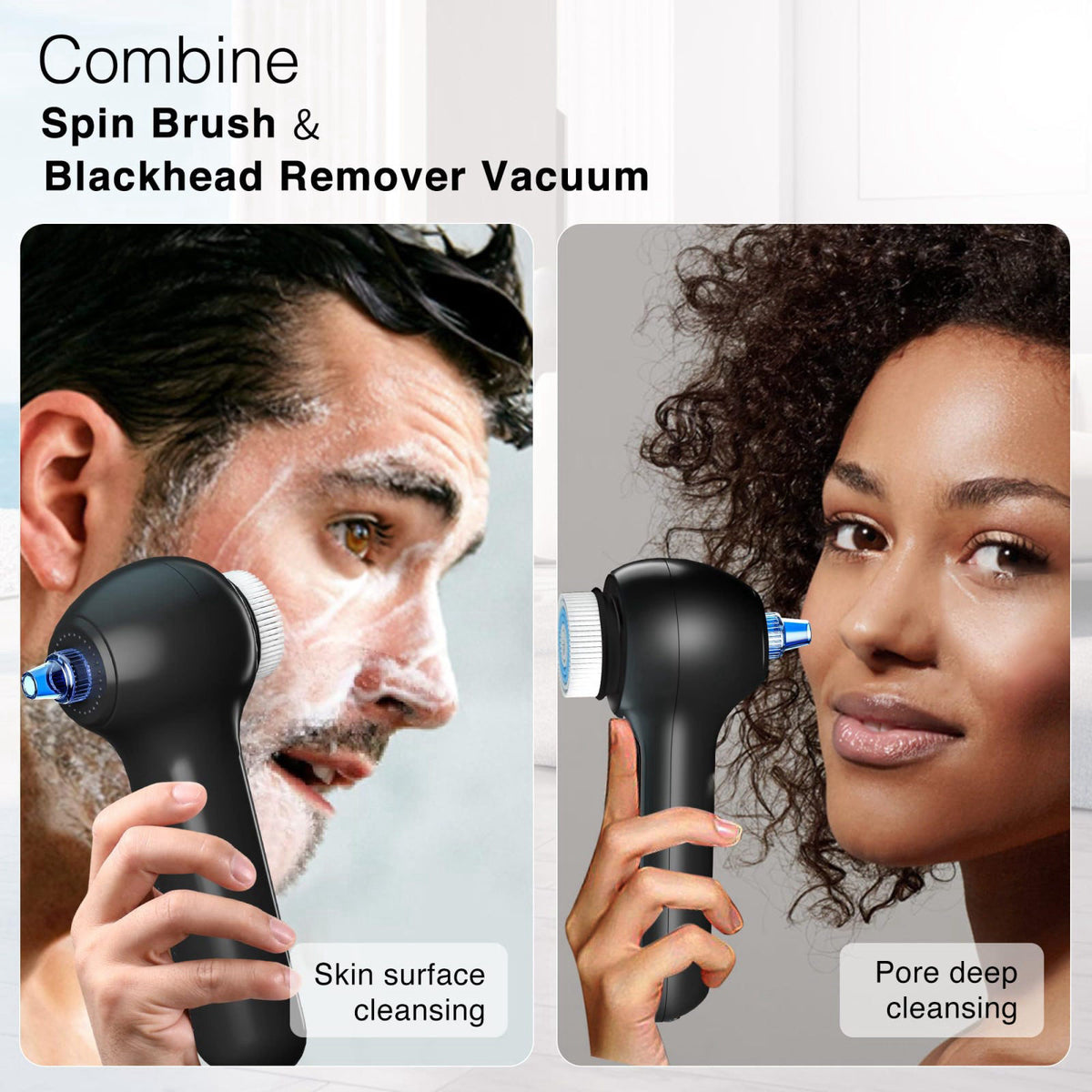 Umickoo Rechargeable Rotating Face Scrubber with Blackhead — view 6