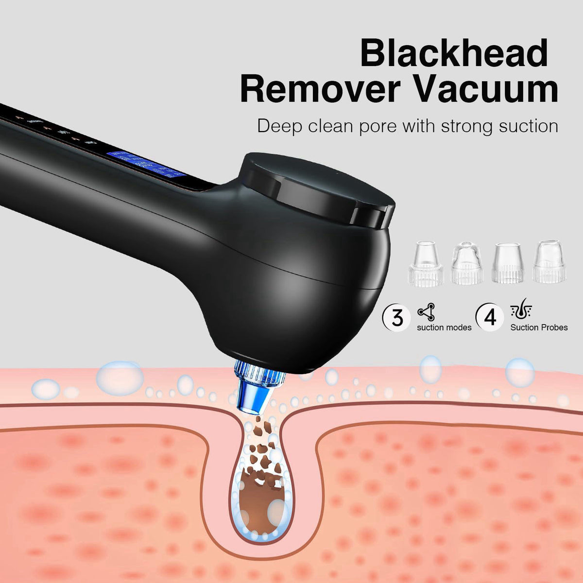 Umickoo Rechargeable Rotating Face Scrubber with Blackhead — view 7