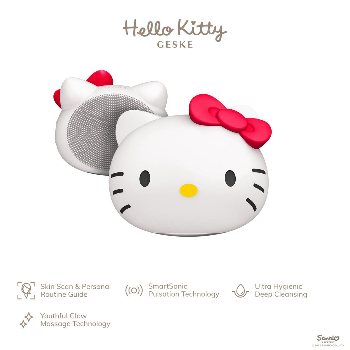 GESKE x Hello Kitty SmartAppGuided Sonic Facial Brush — view 5