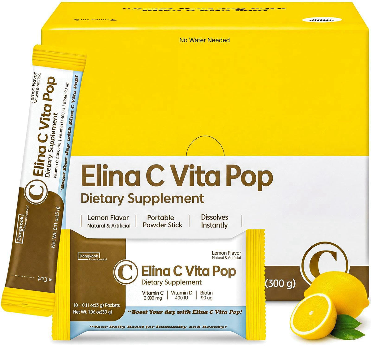 DONGKOOK Vita Pop Korean Vitamin C 2 000mg Vitamin D Biotin — view 2