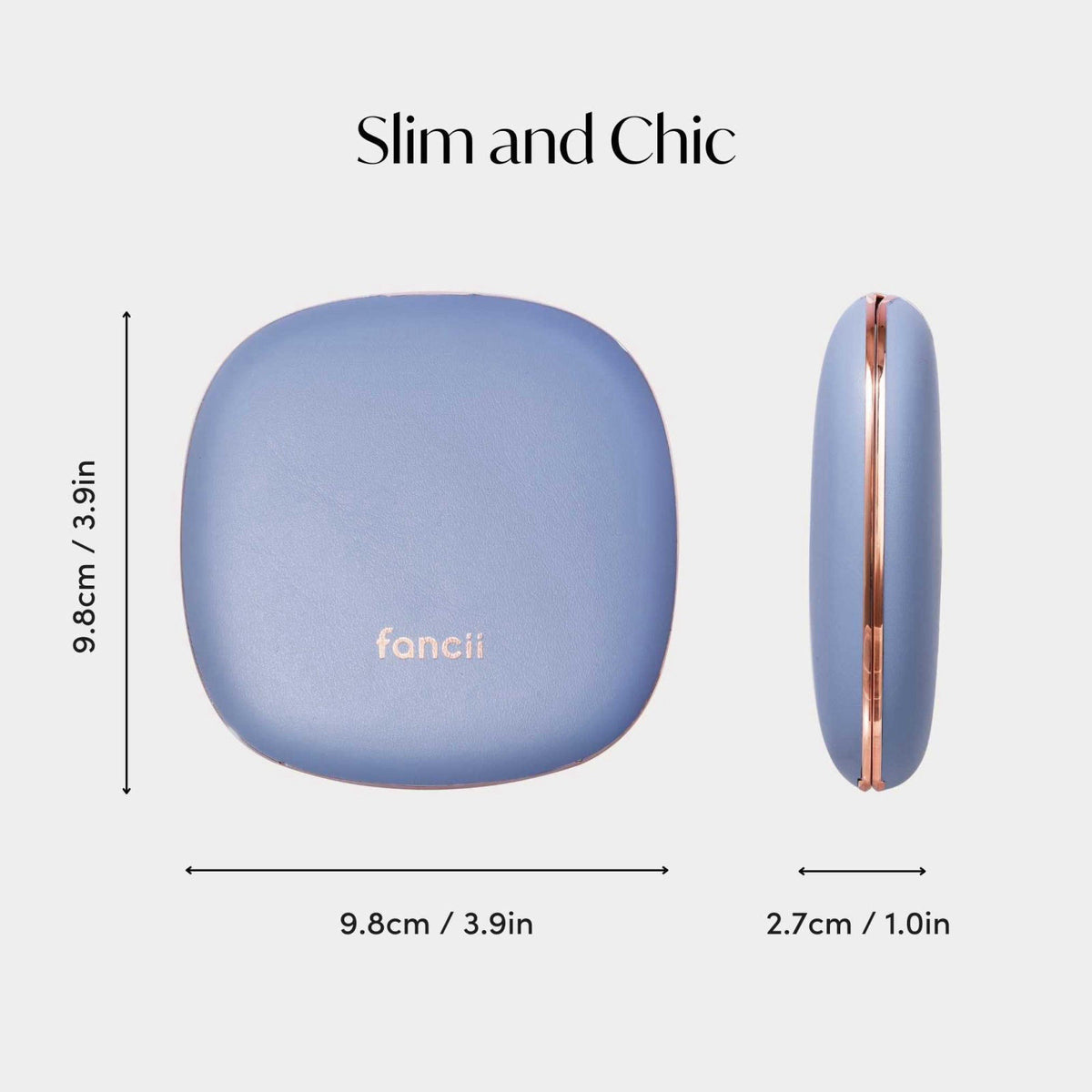 Fancii Mila 2 LED Lighted Compact Makeup Mirror Rechargeable — view 8