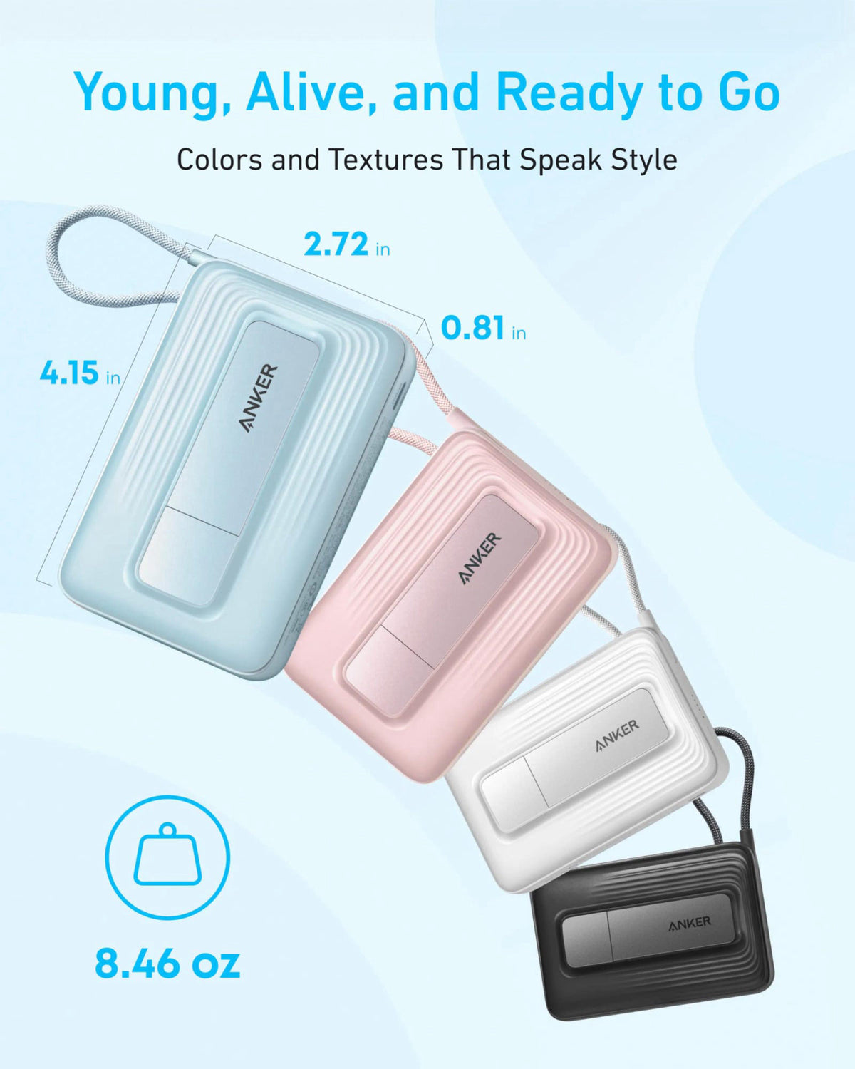 Anker Zolo Magnetic Power Bank 10 000mAh Wireless Portable — view 3